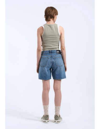 Dr Denim Arch Shorts Bay Sky Used-...
