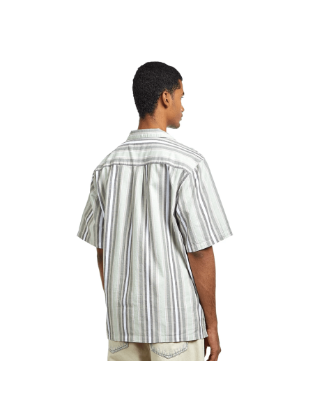 Charchartt Shirt Folsey Stripe, Hortensia / White- I035154