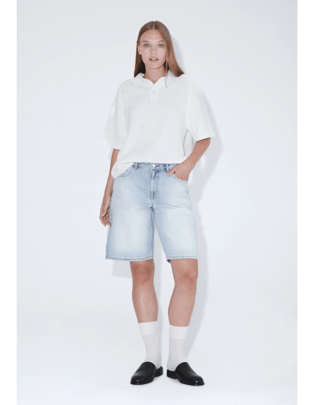 Dr Denim Shorts Stream Light Fade- 2610102