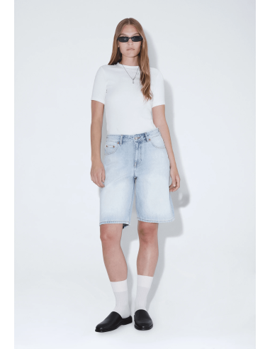 Dr Denim Shorts Stream Light Fade-...