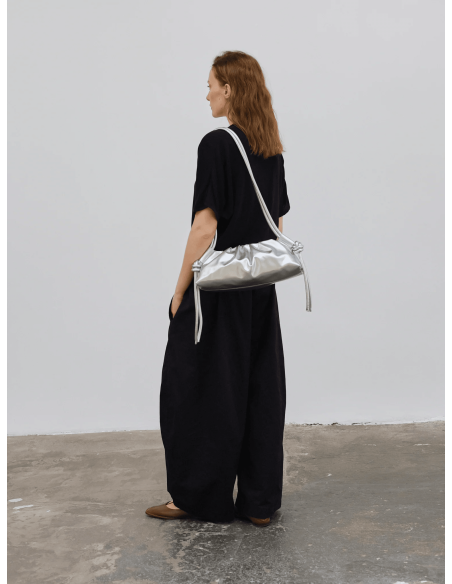 Olend Dumpling Bag Silver - dum-sil