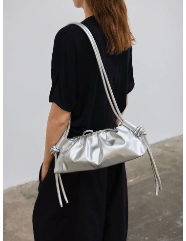 Olend Dumpling Bag Silver - dum-sil