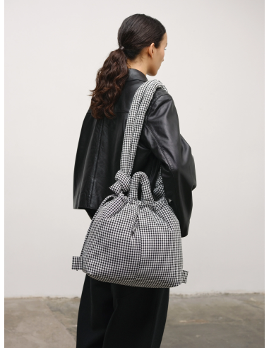 Olend Ona Soft Bag Vichy black - ona-vlb