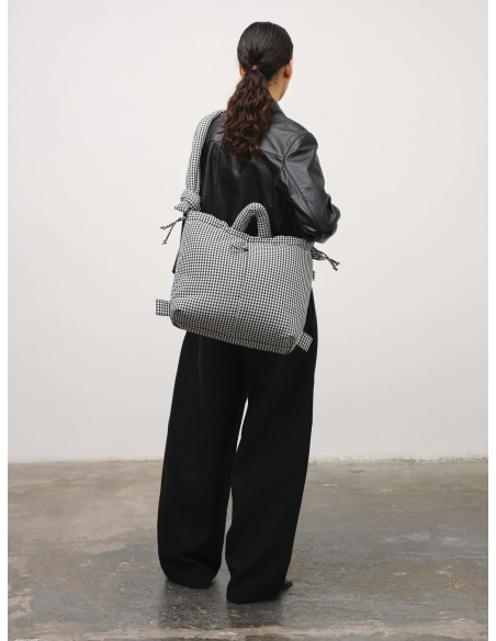 Olend Ona Soft Bag Vichy black - ona-vlb