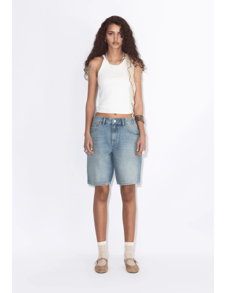 Dr Denim Asra Shorts - Drift Sky Used - 2610102
