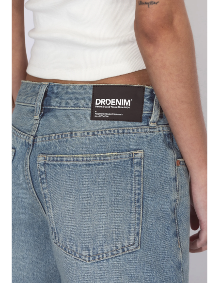 Dr Denim Asra Shorts - Drift Sky Used - 2610102