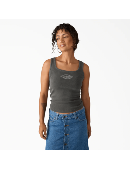 DICKIES TANK TEE PLAINVILLE W BLACK - DK0A88GMBLK1