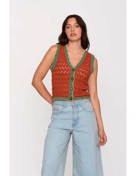 24 Colours Knitted vest - 41341a