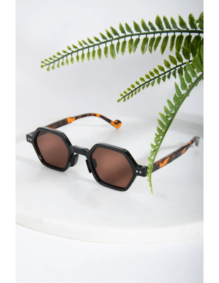 24 colours Sunglasses Brown - 18803