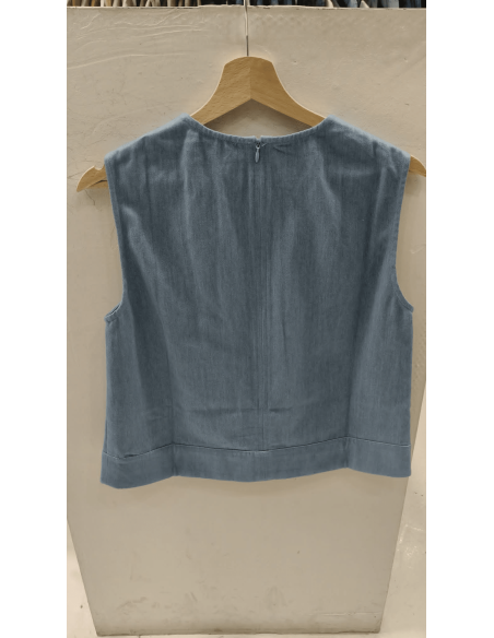 Desires DSEileen Denim Top - DE9353