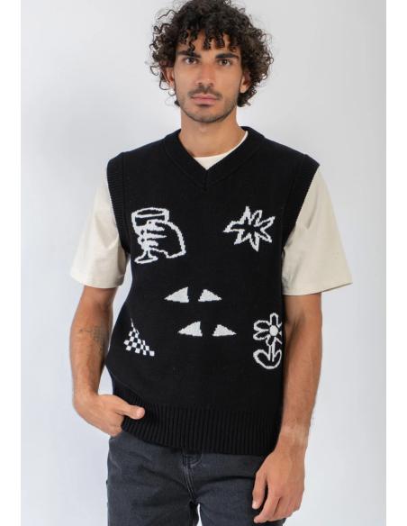 KAOTIKO BREEZE CLUB BLACK VEST - AT003-01-1910