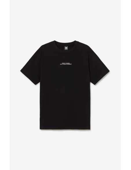 KAOTIKO T-SHIRT REGULAR PIZZA MAKES ANYTHING BLACK - AT075-01-G002