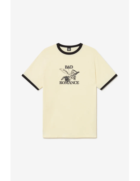 KAOTIKO T-SHIRT CUPID BAD ROMANCE IVORY/BLACK/SAND - AT085-01-G002