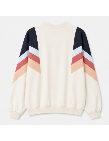 KAOTIKO CREW GINGER IVORY/NAVY/ROSE/YELLOW - AT003-01-M002
