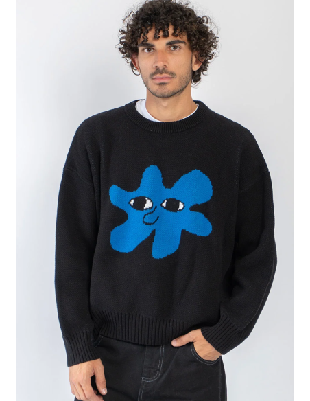 KAOTIKO BREEZE CLUB BLACK SWEATER - AT001-01-1910