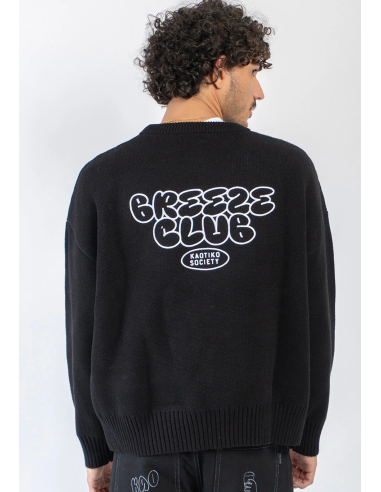 KAOTIKO BREEZE CLUB BLACK SWEATER -...