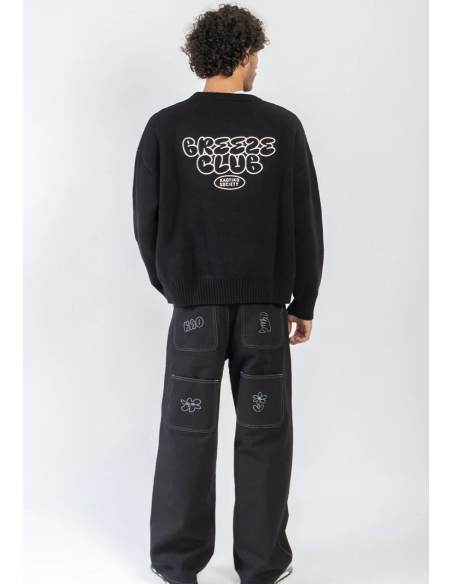 KAOTIKO BREEZE CLUB BLACK SWEATER - AT001-01-1910