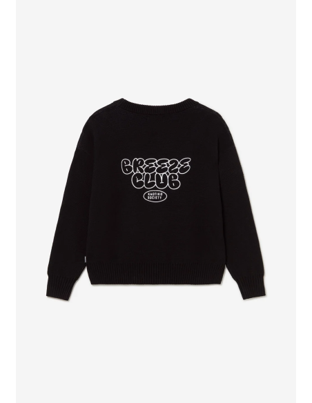 KAOTIKO BREEZE CLUB BLACK SWEATER - AT001-01-1910