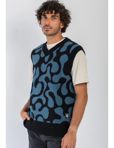 KAOTIKO BAD ROMANCE JACQUARD VEST - AT010-01-1910