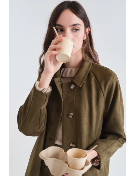 Compania Fantastica Green Coat - 63C/11043