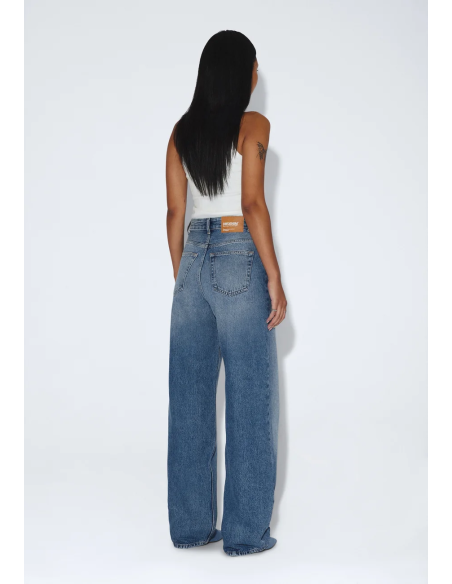 Dr Denim Donna High Relaxed Jeans Stream Sky Fade - 2230101 L02 252