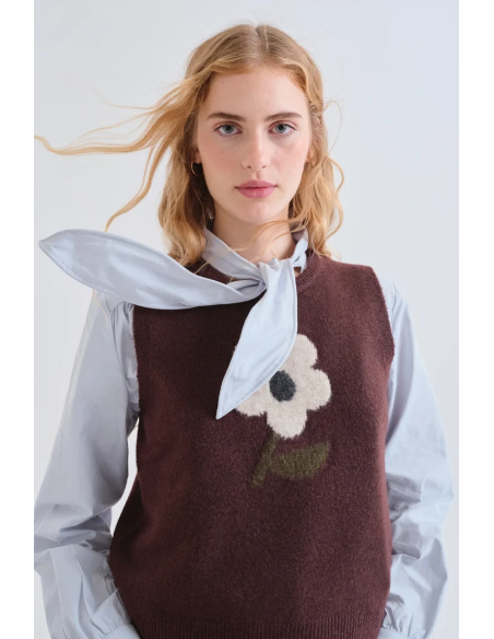 Compania Fantastica Big Flower Vest - 63c/10236