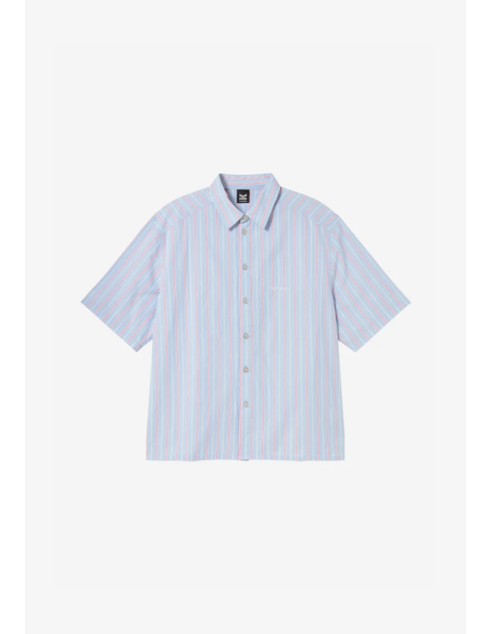 Kaotiko Lost Point Blue Striped Shirt - AS013-01-1900