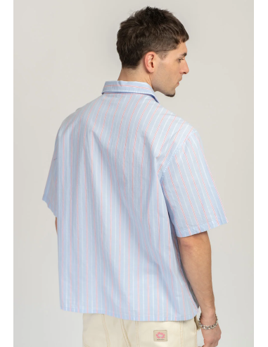 Kaotiko Lost Point Blue Striped Shirt...