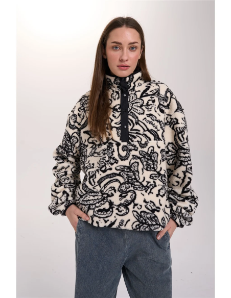 24 Colours Fleece with Print - 50870a