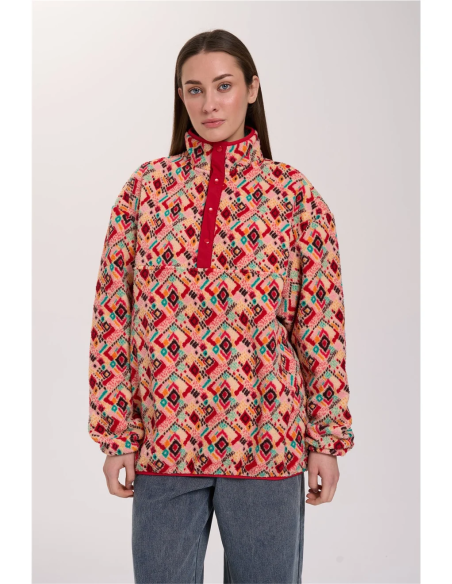 24 Colours Fleece with Print - 50870b