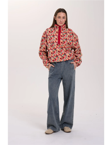 24 Colours Fleece with Print - 50870b