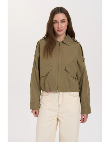 24 Colours Olive Jacket - 90537