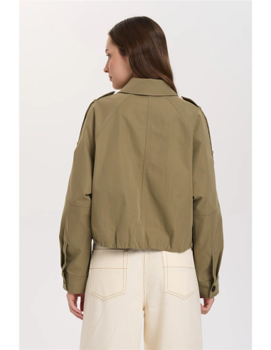 24 Colours Olive Jacket - 90537