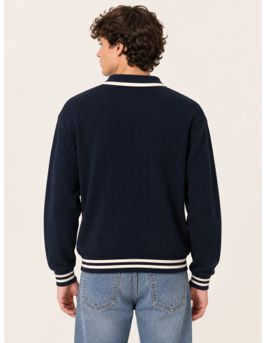 Kaotiko Sweater Polo Navy -...