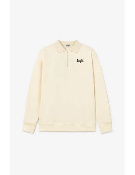 Kaotiko Crew Zipper Bucolic Whispers Ivory - AT030-01-G002