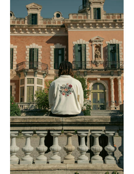 Kaotiko Crew Zipper Bucolic Whispers Ivory - AT030-01-G002
