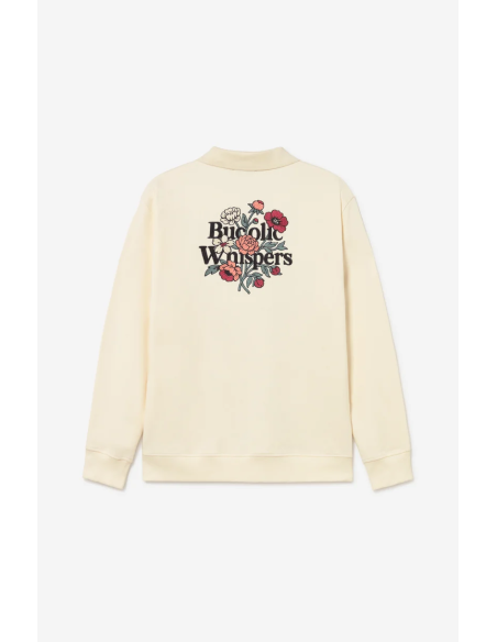Kaotiko Crew Zipper Bucolic Whispers Ivory - AT030-01-G002