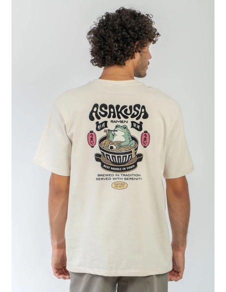 Kaotiko T-Shirt Regular Asakusa Ramen Frog Organic Tobacco - AT061-01-G002