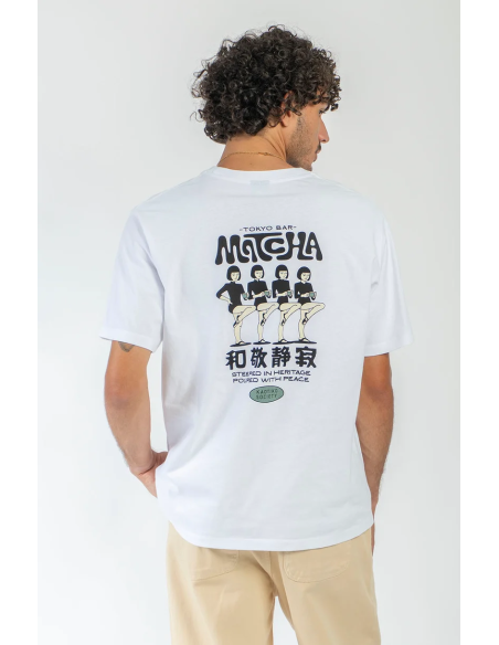 Kaotiko T-Shirt Regular Matcha Tokyo White - AT056-01-G002