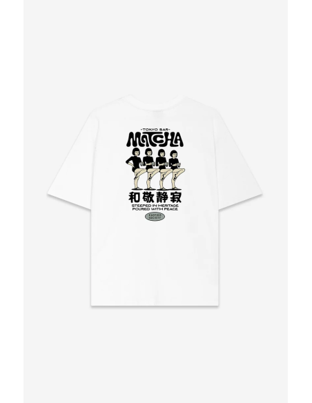 Kaotiko T-Shirt Regular Matcha Tokyo White - AT056-01-G002
