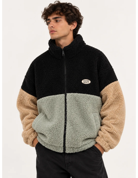 Kaotiko Color Block Fleece Jacket - AT013-01-W002