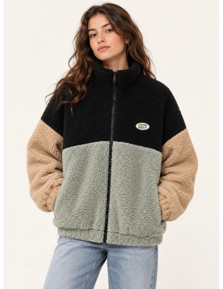 Kaotiko Color Block Fleece Jacket - AT013-01-W002
