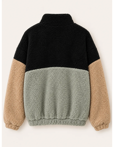 Kaotiko Color Block Fleece Jacket -...