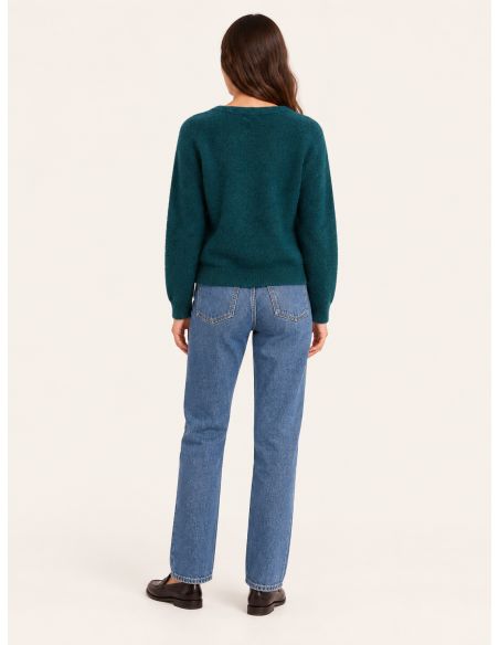 24 Colours Green Cardigan - 41373