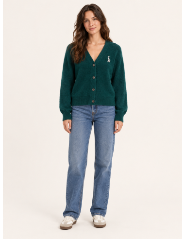 24 Colours Green Cardigan - 41373