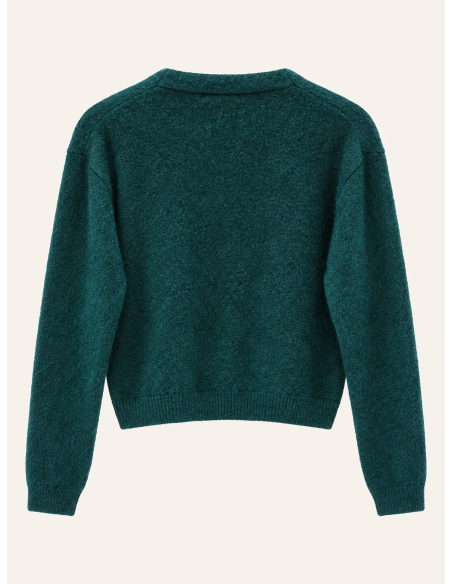 24 Colours Green Cardigan - 41373