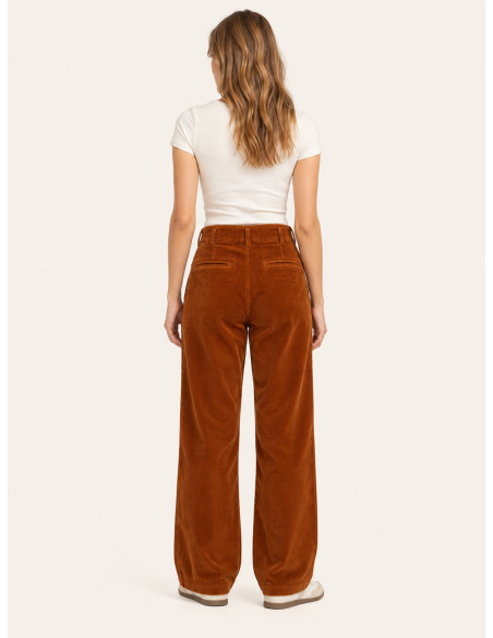 24 Colours Pants in Rust - 61020b