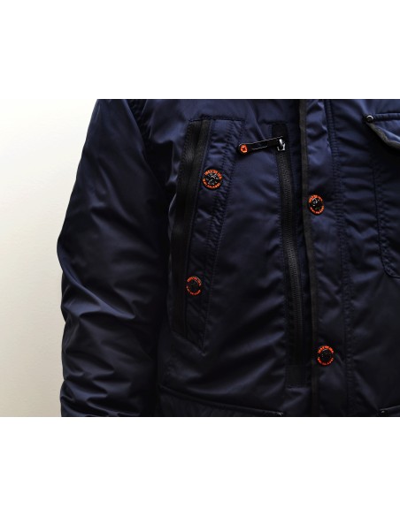 Inox Ανδρικό Μπουφάν Blue 16545