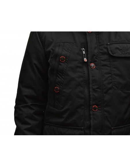 Inox Ανδρικό Μπουφάν Black 16545