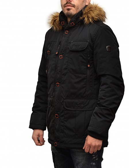 Inox Ανδρικό Μπουφάν Black 16545